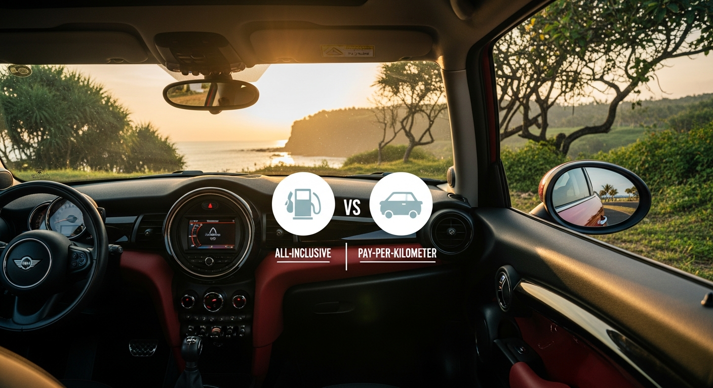 Sewa Minicooper Fuel Policy in Bali 2027: All-Inclusive vs. Pay-Per-Kilometer Options
