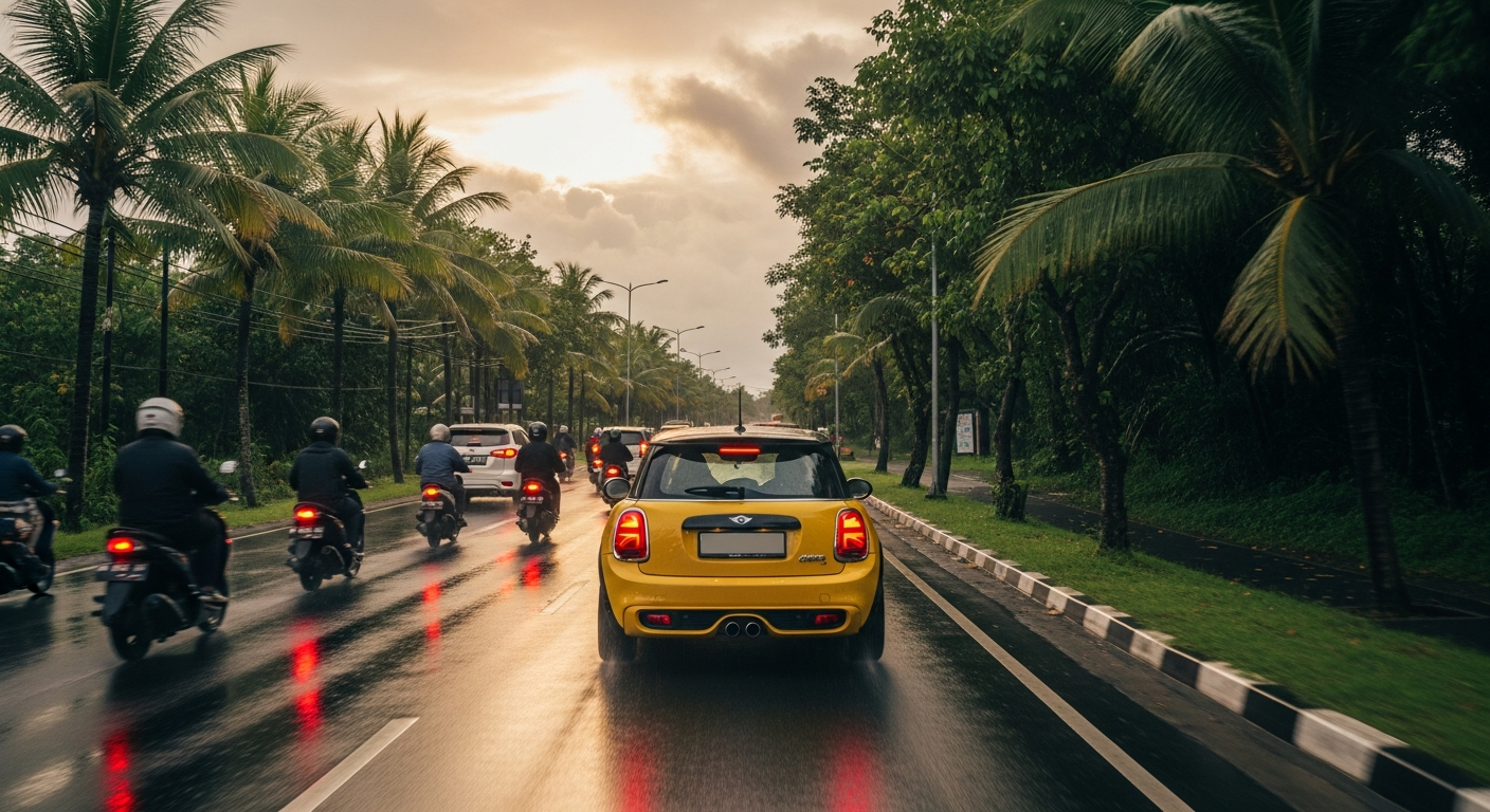 When to Avoid Sewa Minicooper in Bali 2027? Monsoon Season and Traffic Warning Tips